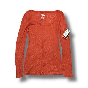 NWT ARIAT Burnout Long Sleeve